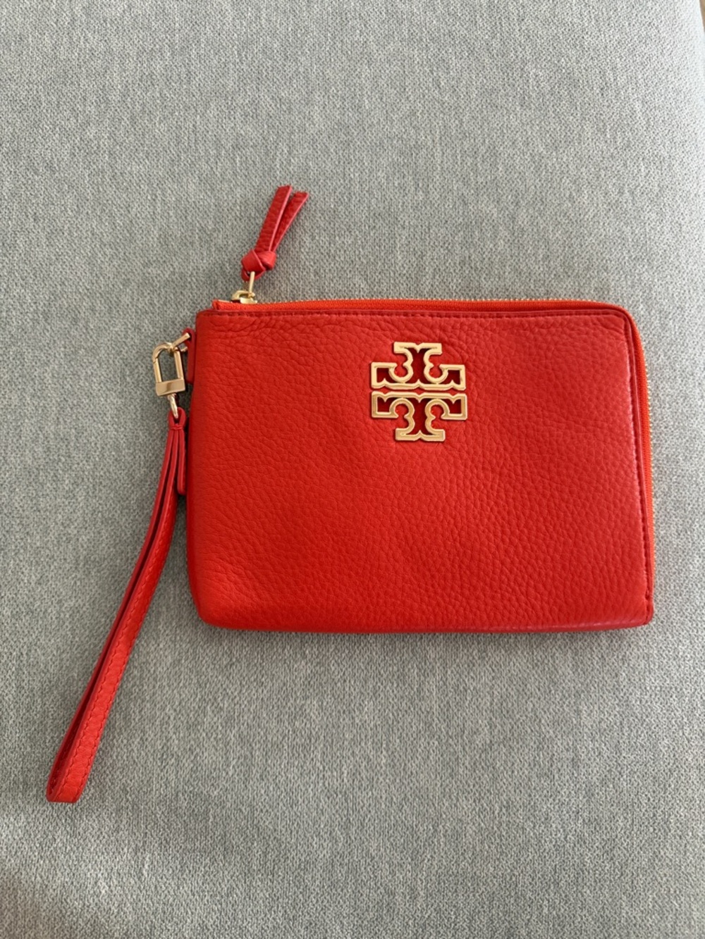 Tory Burch Britten Large Zip Pouch
